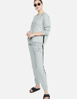 Flash Sale Lightning Star Lounge Pant W/ Tuxedo Stripe | Astrid By Women Long Sweatpants