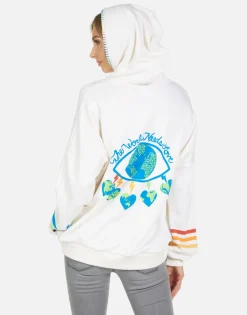 Hot Lila World Eye Love Women Hoodies