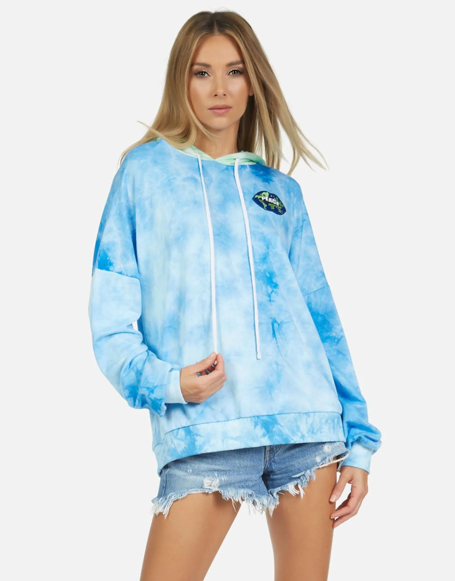 Shop Lila World Peace Lips Women Hoodies