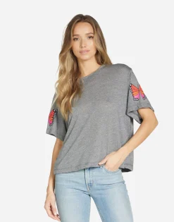 Flash Sale Linnea Butterfly Wings Women Short Sleeve