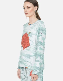 Cheap Love More Rose Classic L/S Pullover | Simone By Women Long Sleeve