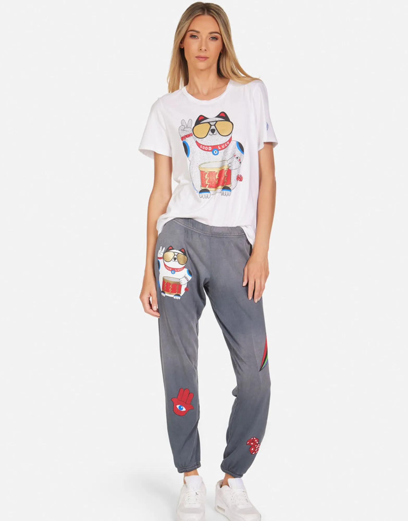 Best Sale Lucky Cat S/S Women'S Tee In | Croft By Women Short Sleeve
