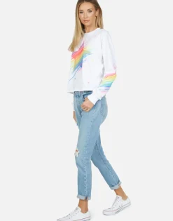 Shop Luella Neon Sparkle Star Women Long Sleeve