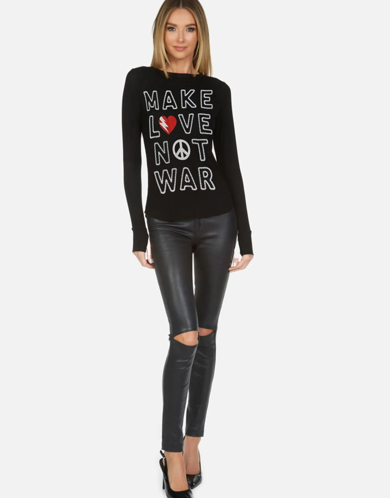 Online Make Love Not War L/S Fitted Thermal | Mckinley X Women Long Sleeve