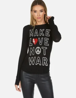 Online Make Love Not War L/S Fitted Thermal | Mckinley X Women Long Sleeve