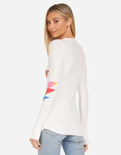 Flash Sale Mckinley Rainbow Lightning Star Women Long Sleeve