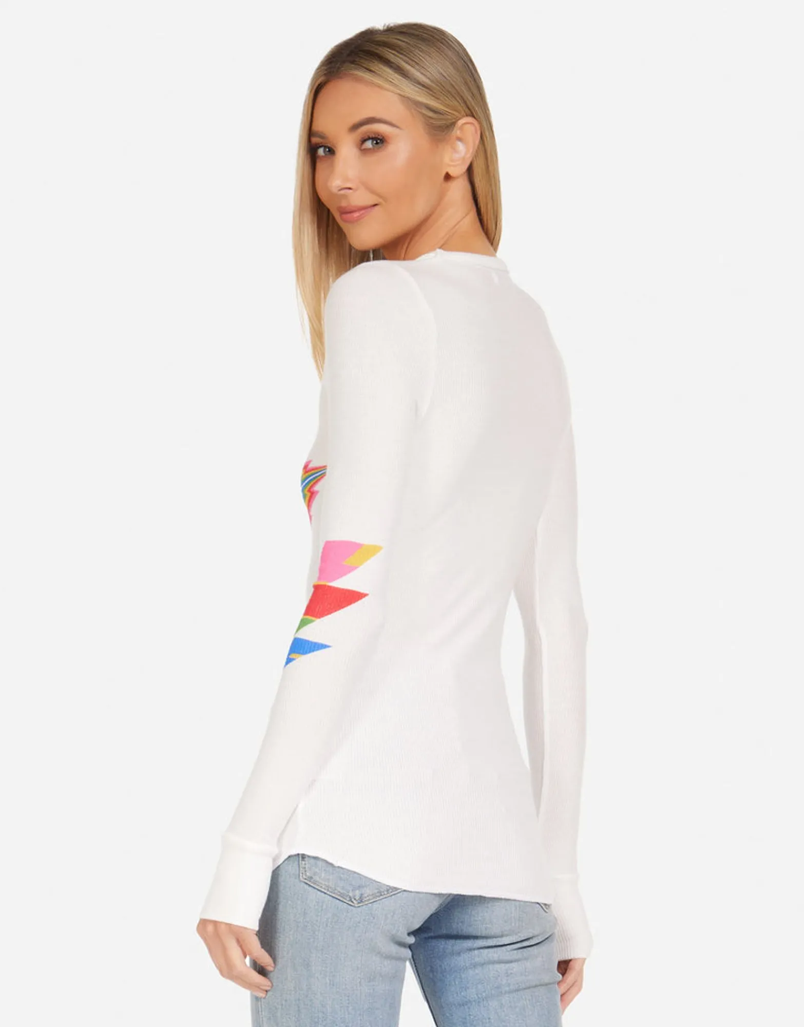 Flash Sale Mckinley Rainbow Lightning Star Women Long Sleeve