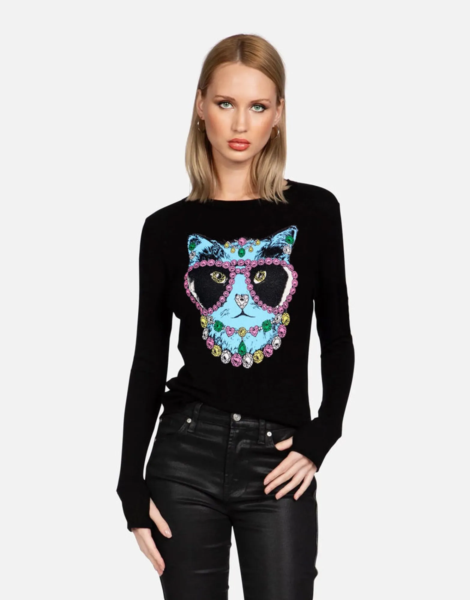 New Mckinley X Diamond Cat Women Long Sleeve