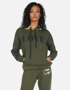 New Melanie Camo Lip Women Hoodies