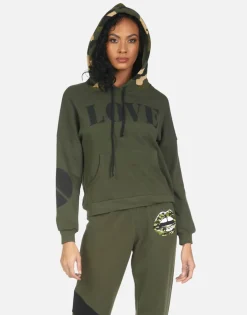 New Melanie Camo Lip Women Hoodies