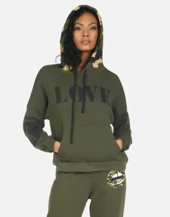New Melanie Camo Lip Women Hoodies