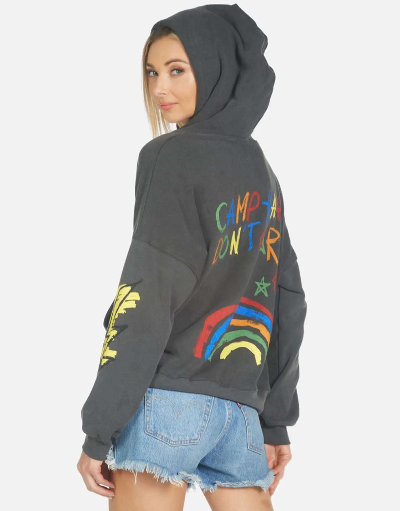 Cheap Melanie Camp Hair Don'T Care Women Hoodies
