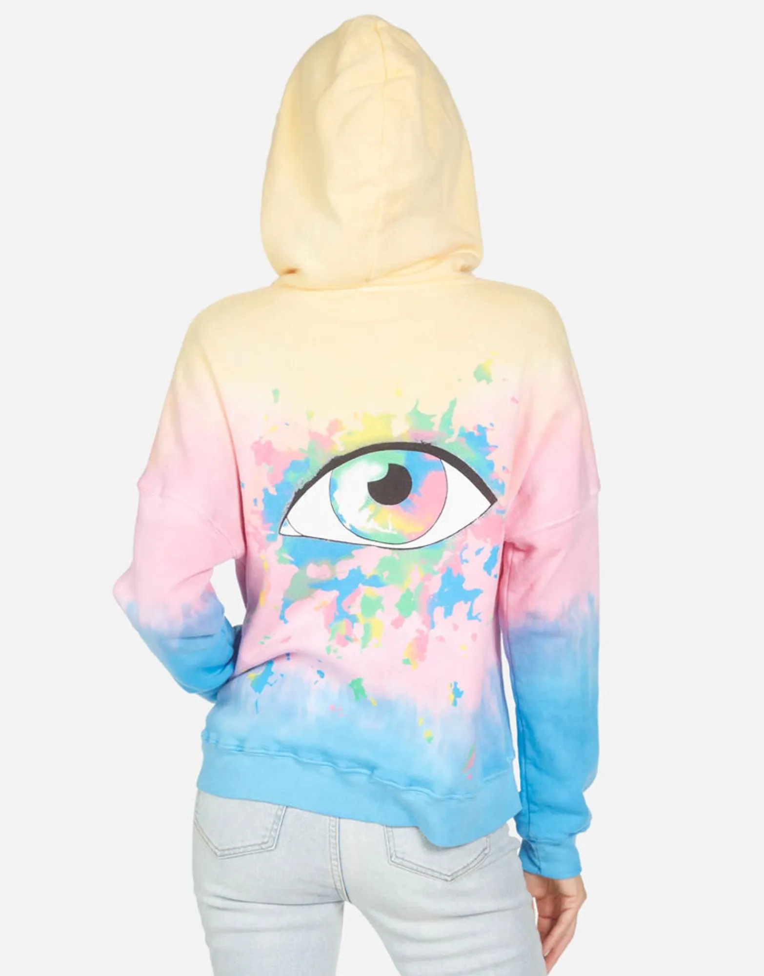 Discount Melanie Watercolor Eye Women Hoodies