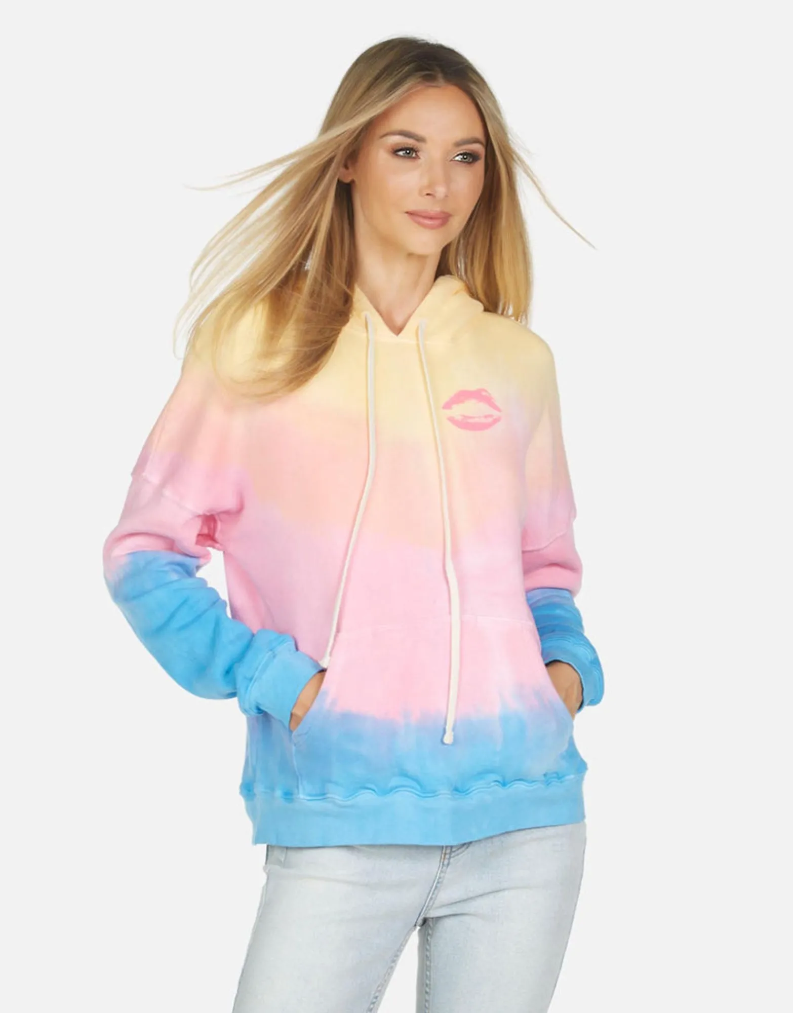 Discount Melanie Watercolor Eye Women Hoodies
