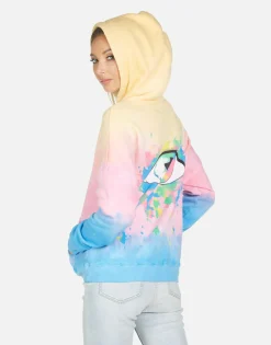 Discount Melanie Watercolor Eye Women Hoodies