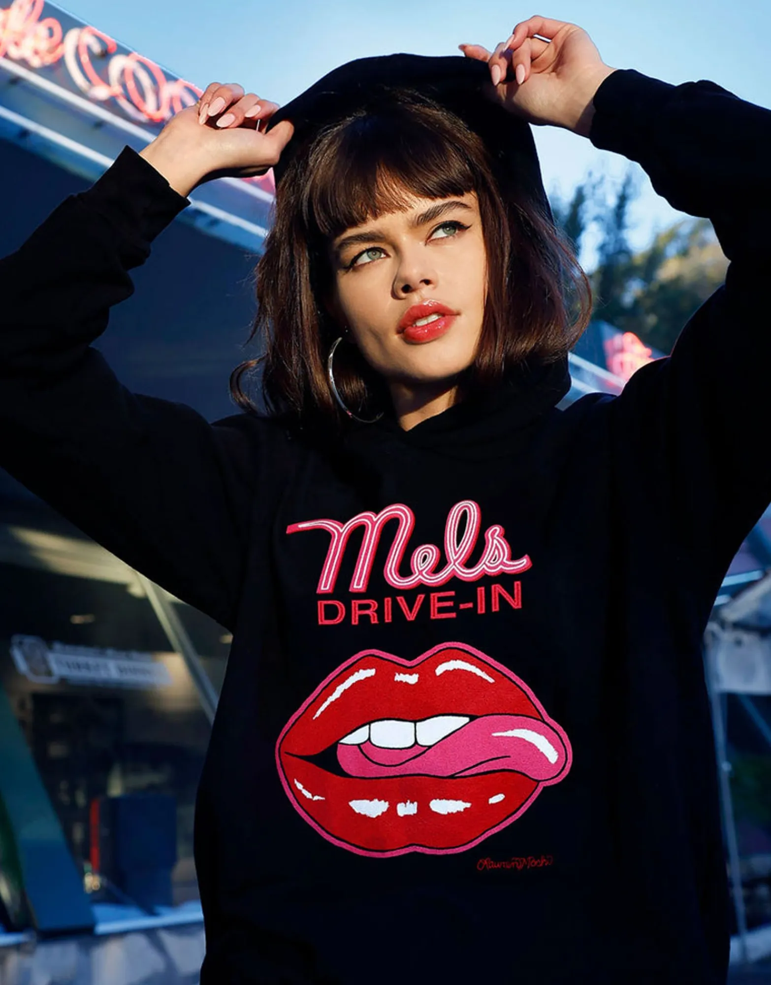Fashion Mels Drive-In Classic Hoodie In | Harmony By Women Hoodies