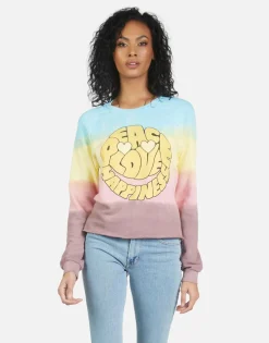 Cheap Meredith Text Happy Face Women Long Sleeve