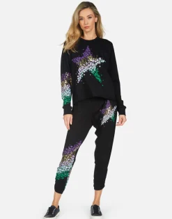 Best Sale Mimi Star Confetti Women Crop Sweatpants