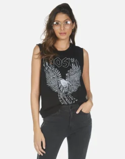 Best Sale Moshi Eagle Boyfriend Tank | Kel By Women Tanks