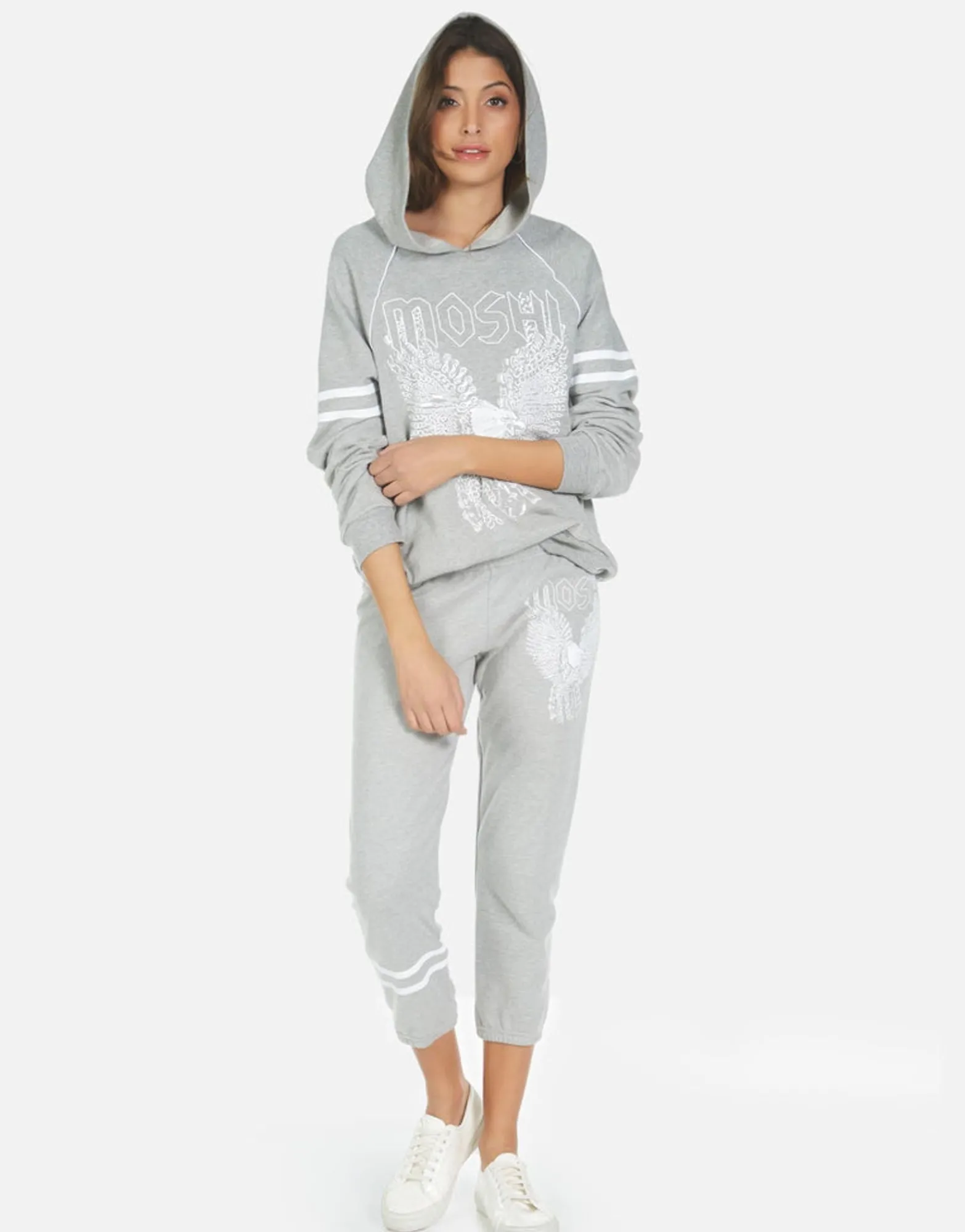 Flash Sale Moshi Eagle Crop Sweatpant | Alana By Women Crop Sweatpants