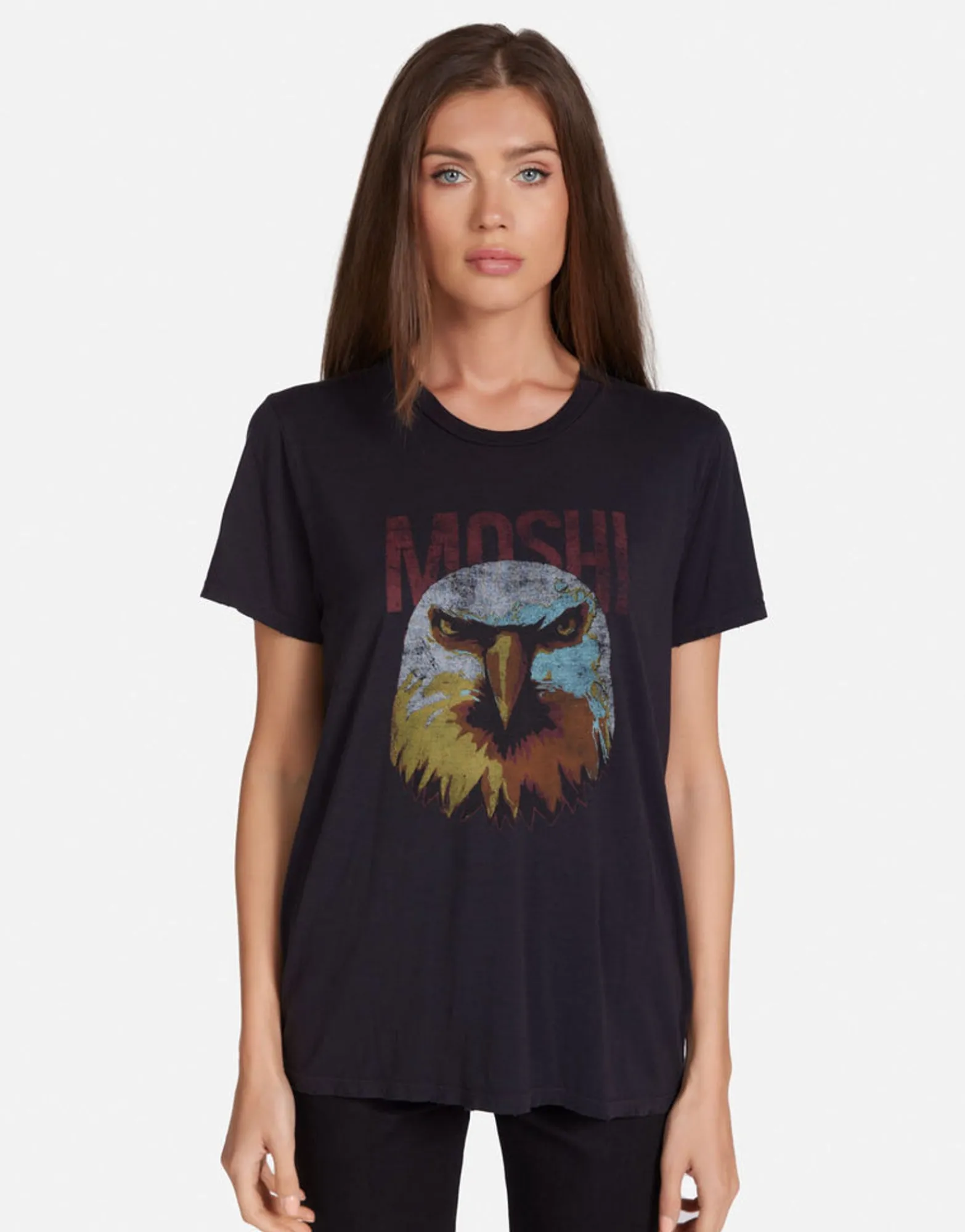 Best Moshi Eagle Head Boyfriend Tee In | Wolf By Women Short Sleeve