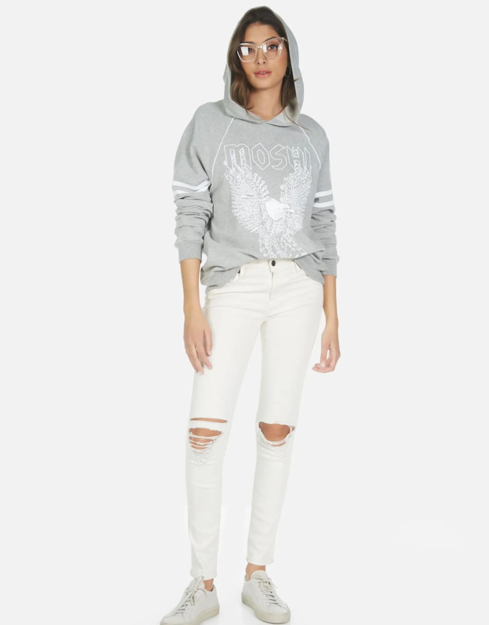 Cheap Moshi Eagle Pullover Hoodie | Davina By Women Hoodies