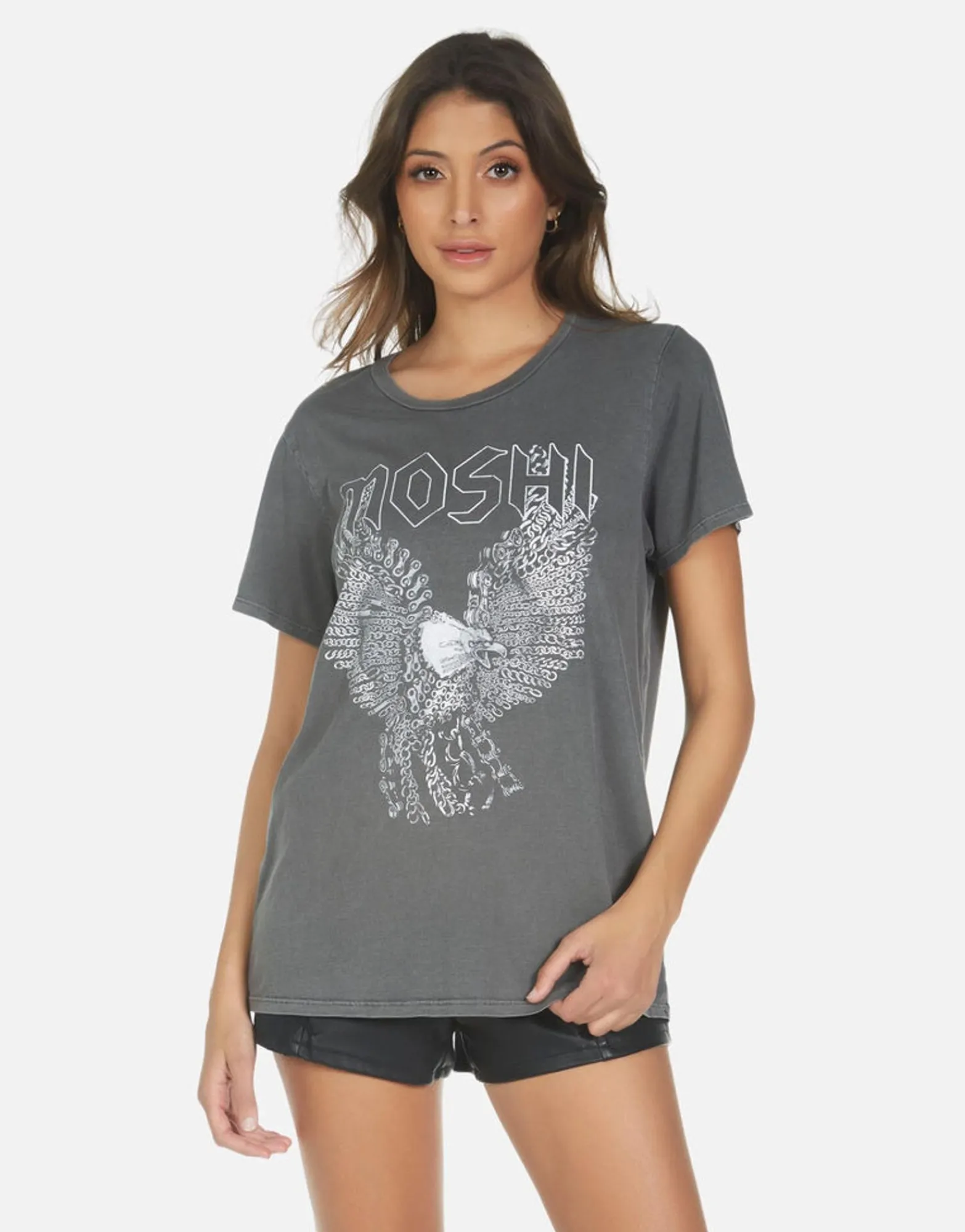 Store Moshi Eagle Vintage Boyfriend Tee | Wolf By Women Short Sleeve