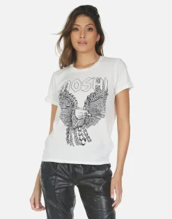 Online Moshi Eagle Vintage Boyfriend Tee | Edda By Women Short Sleeve