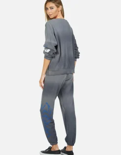 Fashion Moshi Lightning Skull L/S Pullover | Sierra By Women Long Sleeve