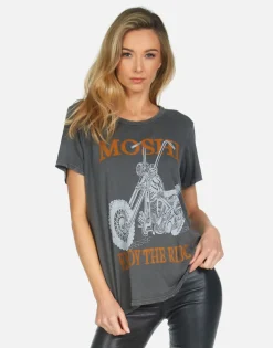 Online Moshi Ride S/S Boyfriend Tee | Wolf By Women Short Sleeve