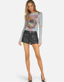 Hot Motley Crue Shout At The Devil Thermal | Amora X By Women Long Sleeve