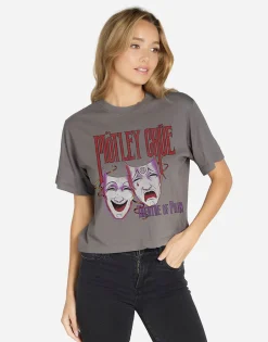 Best Motley Crue Theater Crop Tee In | Rue By Women Short Sleeve