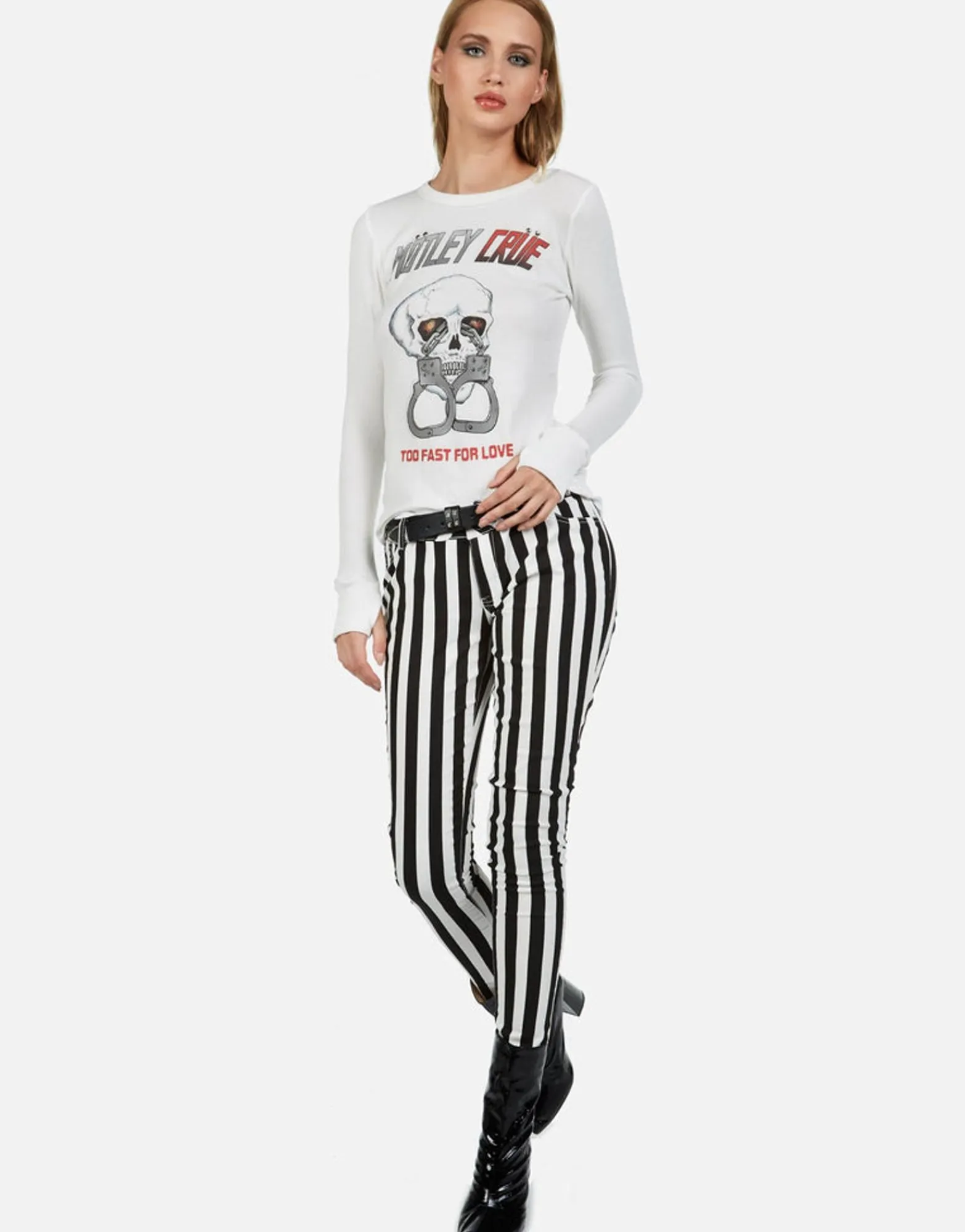 Online Motley Crue Too Fast For Love L/S Fitted Thermal By Women Long Sleeve