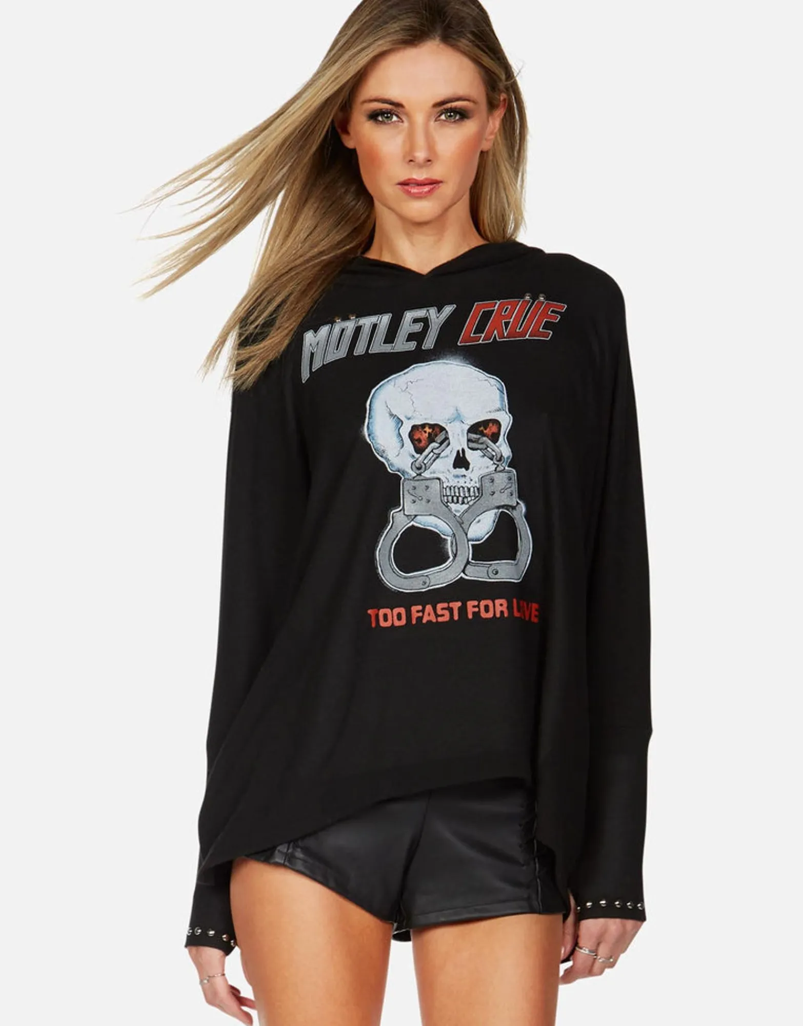 Shop Motley Crue Too Fast For Love Hoodie | Wilma By Women Hoodies