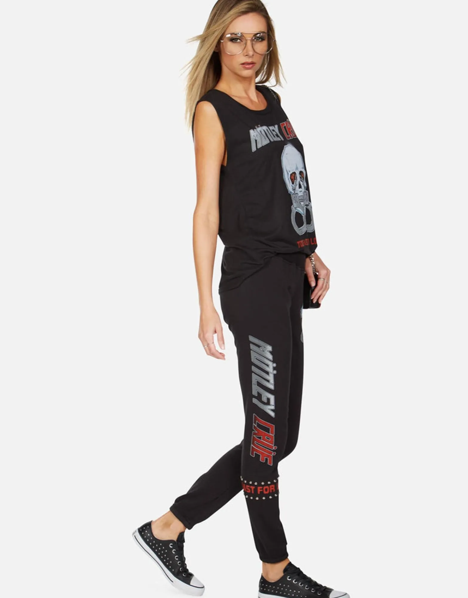 New Motley Crue Too Fast For Love Sweatpant | Gia By Women Long Sweatpants