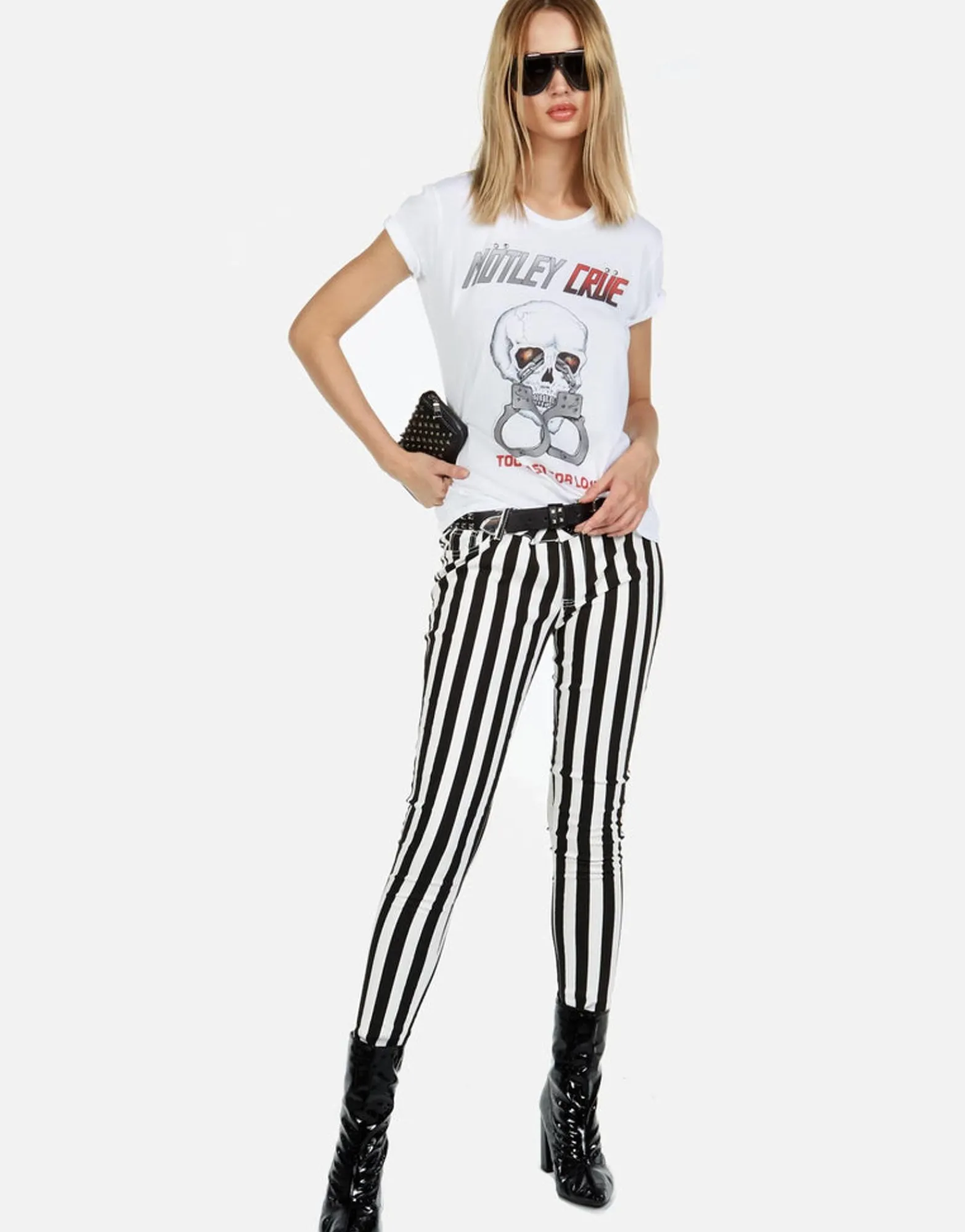 Store Motley Crue Too Fast For Love Classic Band Tee By Women Short Sleeve