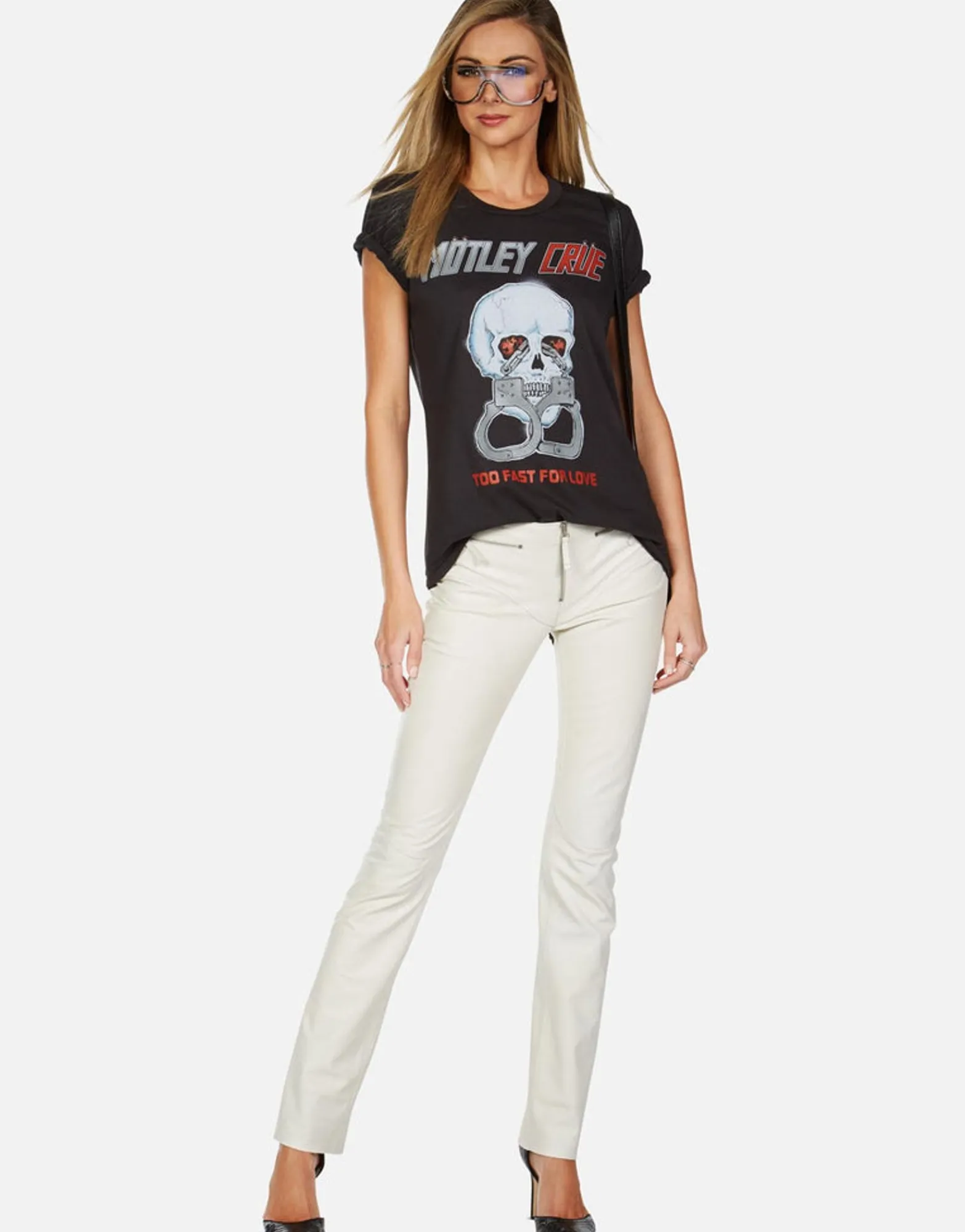 Store Motley Crue Too Fast For Love Classic Band Tee By Women Short Sleeve