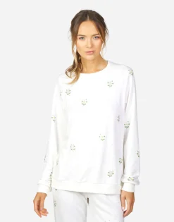 Fashion Noleta Daisy Crystal Women Long Sleeve