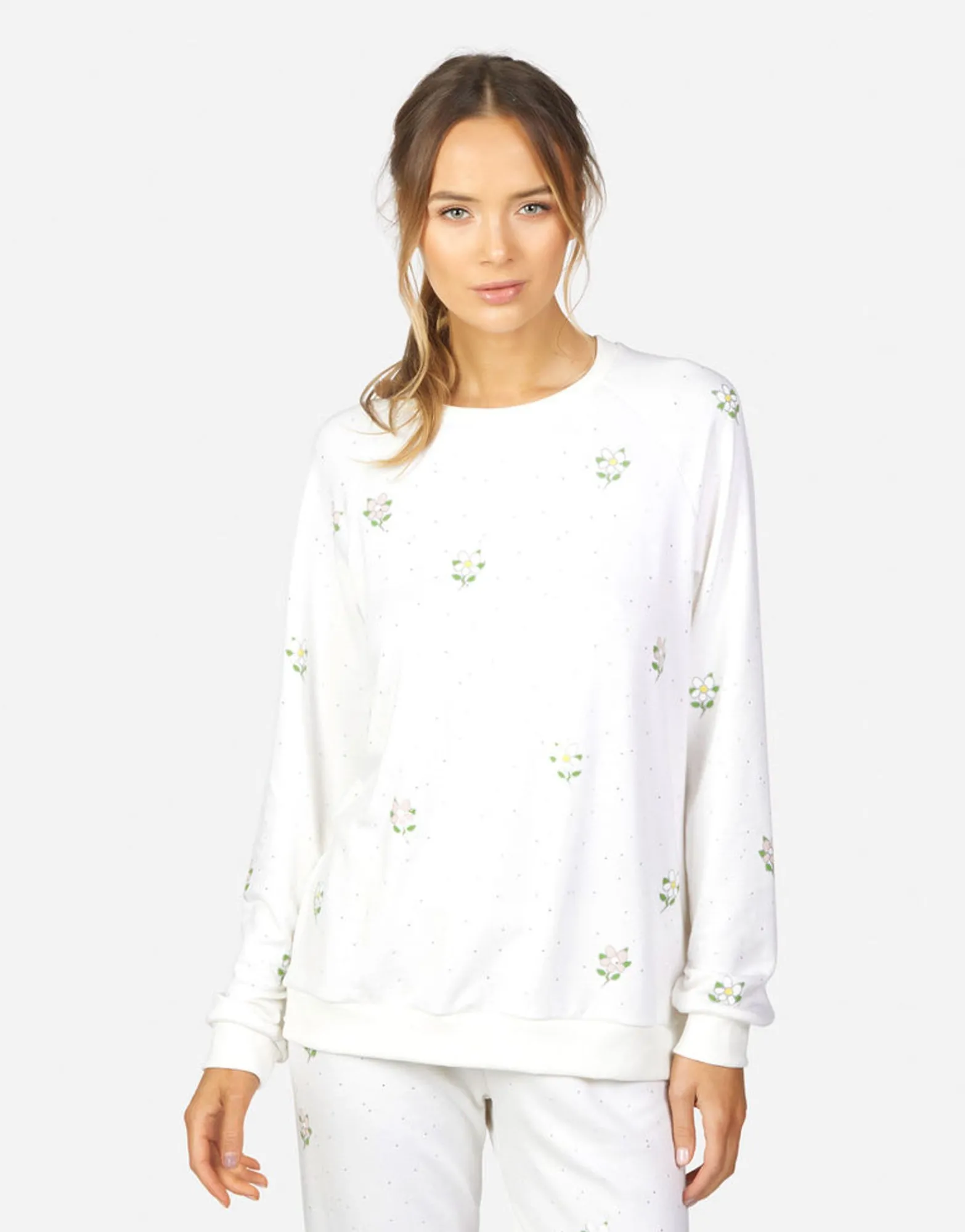 Fashion Noleta Daisy Crystal Women Long Sleeve