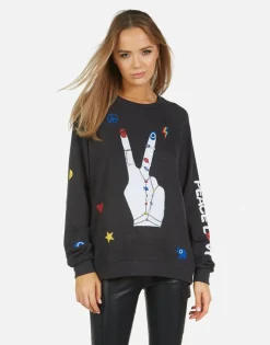 Shop Noleta Peace Hand Elements Women Long Sleeve