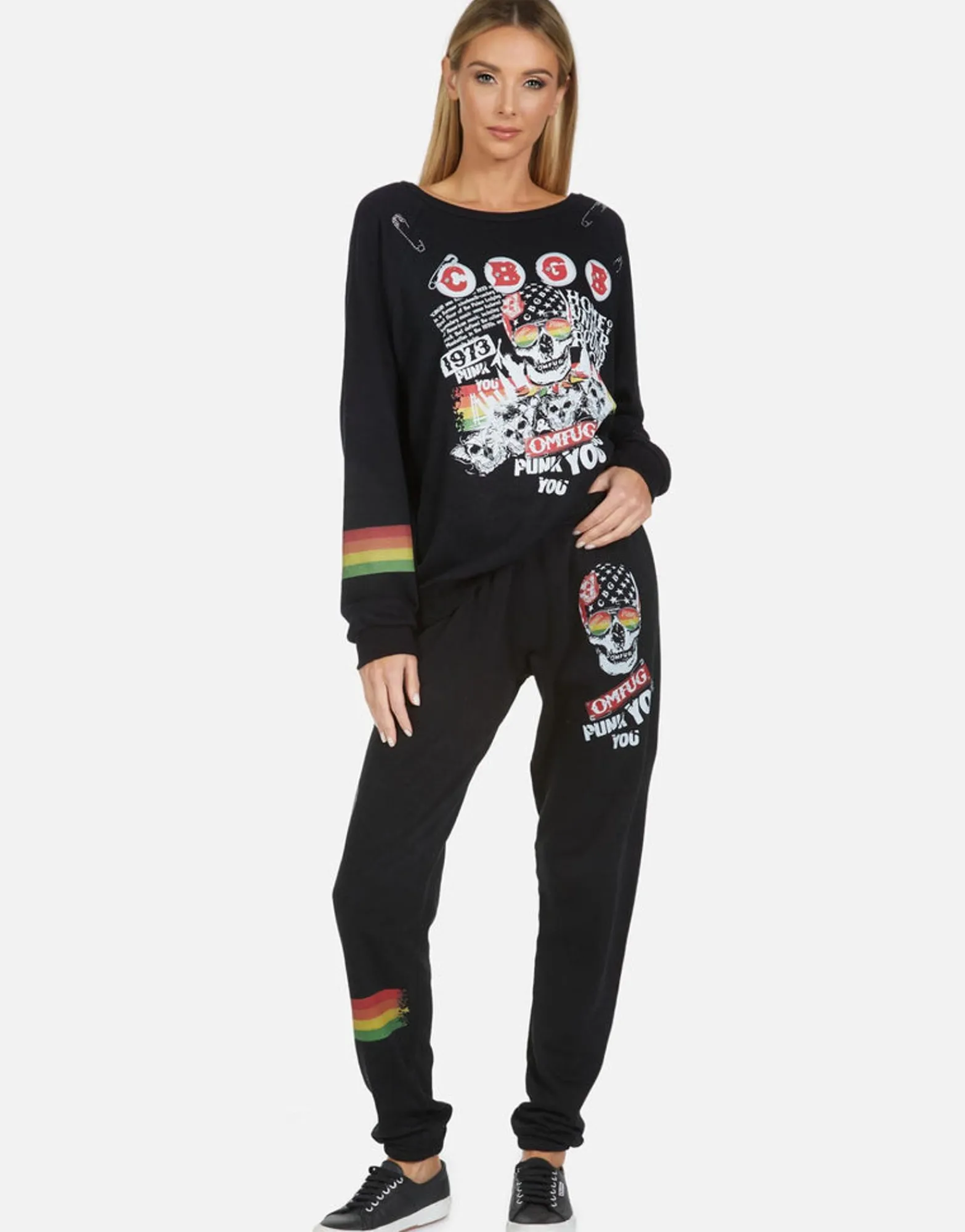 Outlet Noleta Punk Cbgb Women Long Sleeve