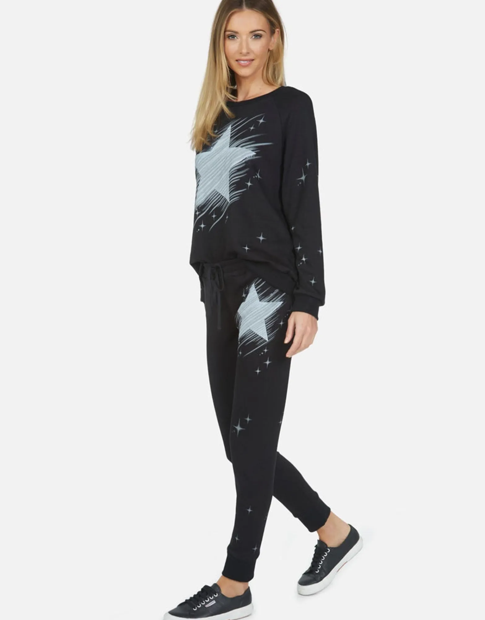 Hot Noleta Sparkle Star Women Long Sleeve