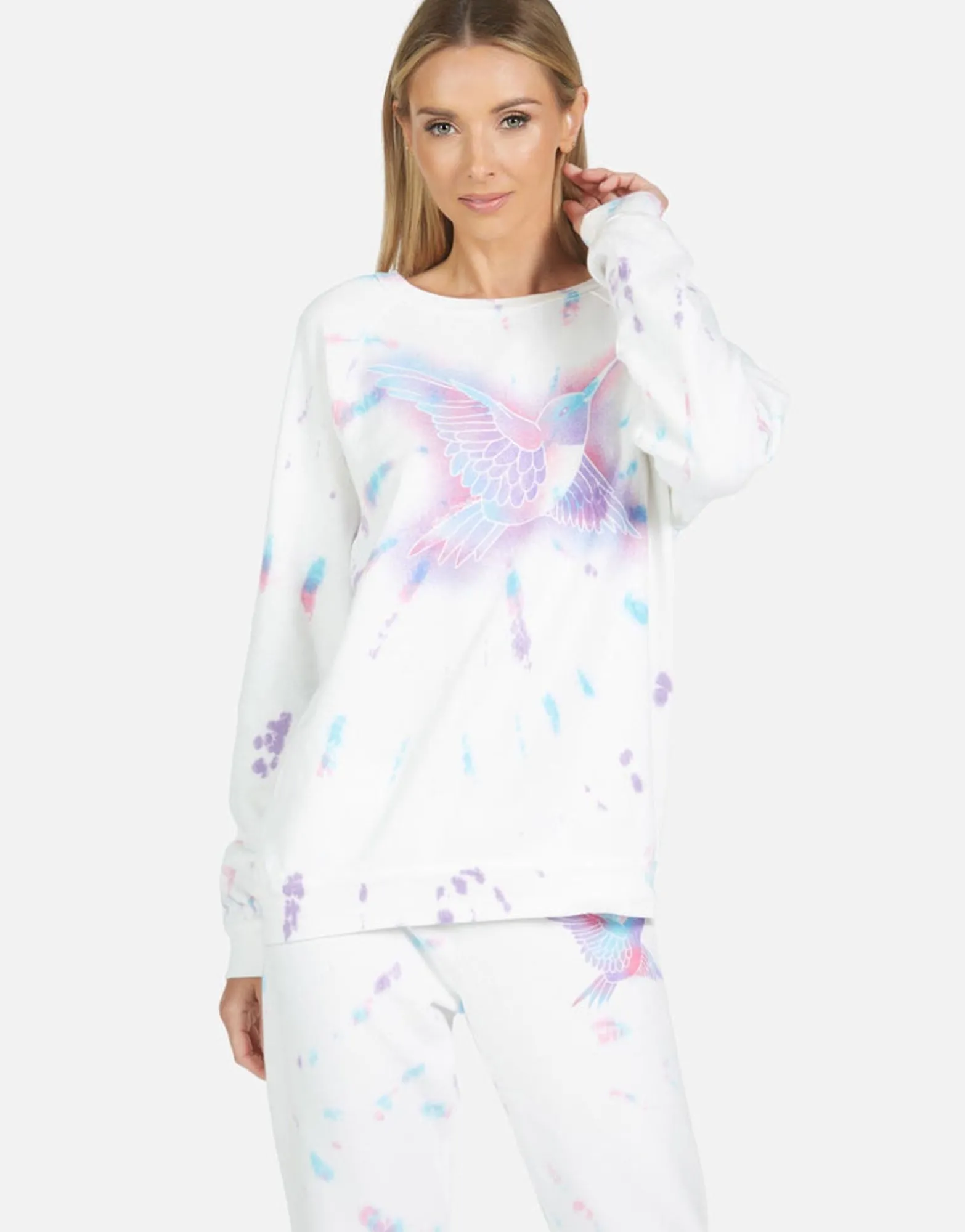 Best Noleta Spray Hummingbird Women Long Sleeve
