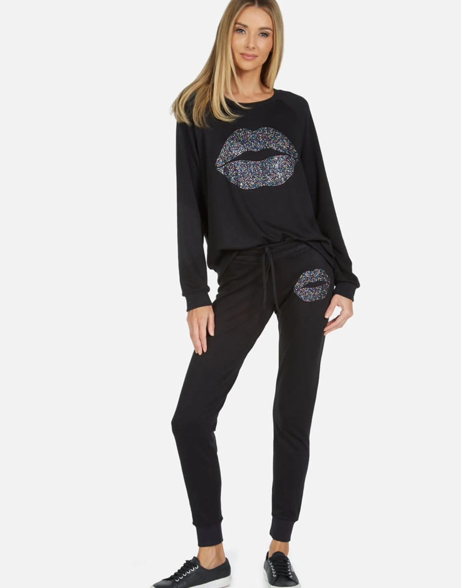 New Noleta Sprinkle Lip Women Long Sleeve