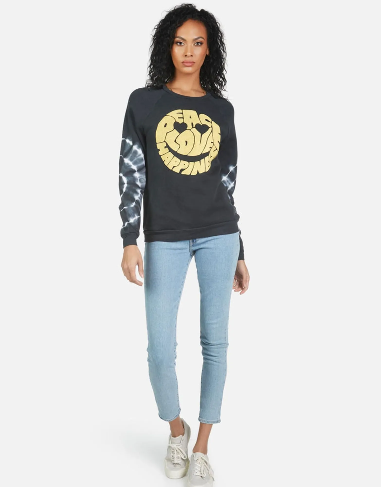 Fashion Noleta Text Happy Face Women Long Sleeve