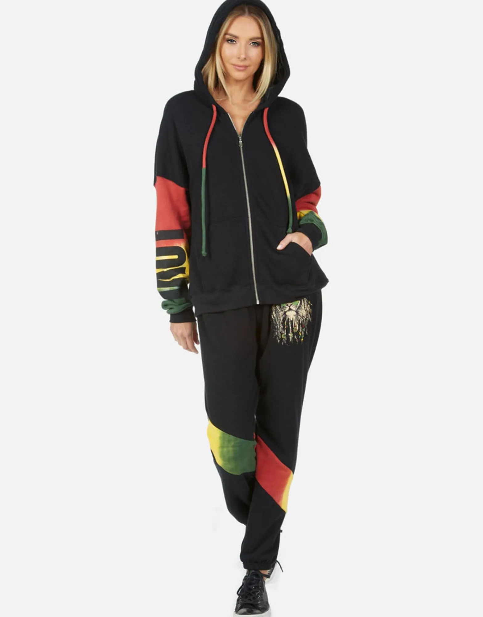 Best Sale Ophelia Rasta Lion Women Long Sweatpants