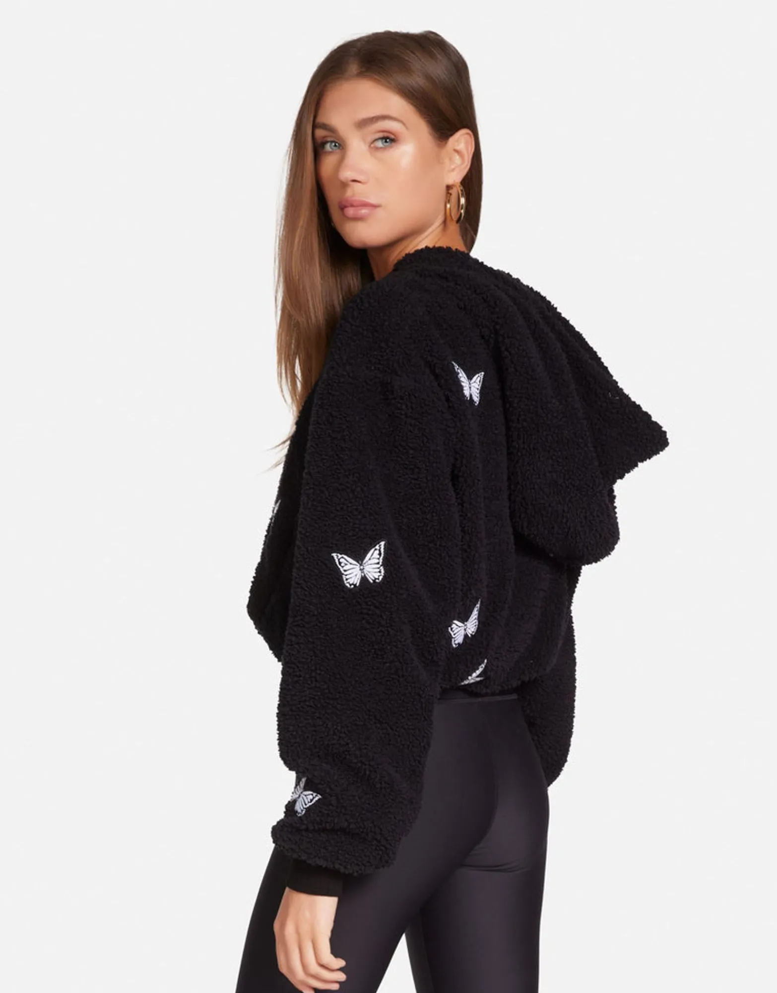 Flash Sale Optimist Butterflies Sherpa Jacket In | Lumi By Women Jackets