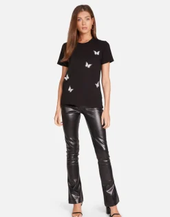 Sale Optimist Butterflies Vintage Tee In | Croft By Women Short Sleeve