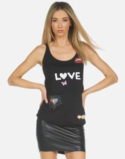 Discount Parson Crystal Love Elements Women Tanks