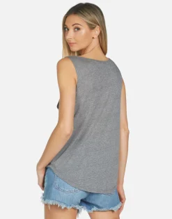 Store Parson Foil Electric Star Eye Women Tanks